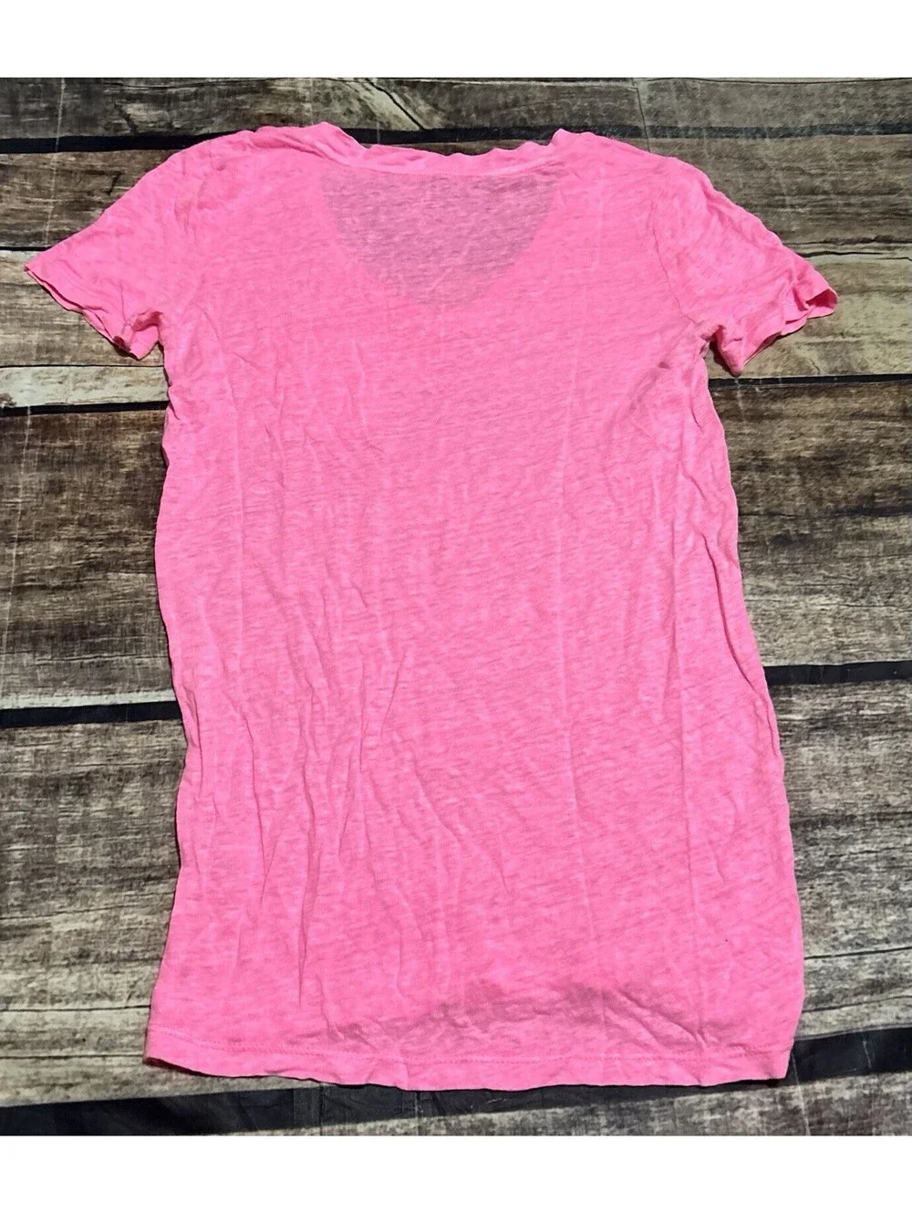 J Crew Top Womens XS Linen Tunic Pink Short Sleeve Pocket